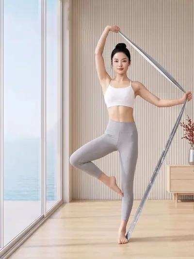 Elastik direnç bandı kadın fitness yoga bacak - 2