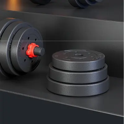 Adjustable barbell set 10-40 kg for men's fitness
