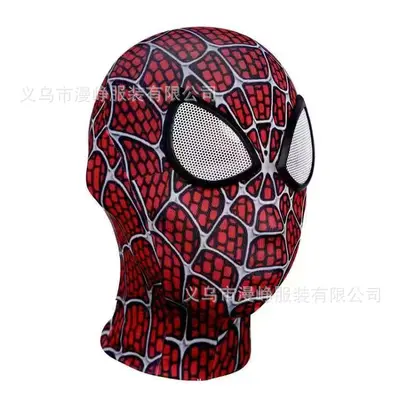 Spider-Man Head Mask, Miles Cosplay Face Mask for Adults and Kids - 7