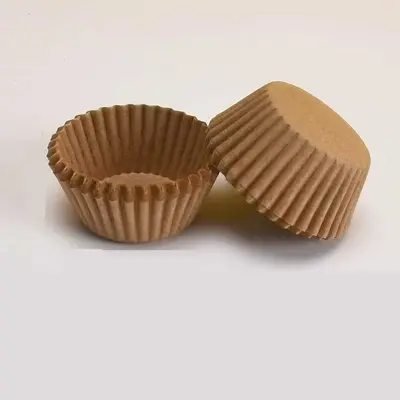 100 adet saf renk pişirme yağı kağıdı büyük kar meiniang kek fincan tek kullanımlık muffin kağıt tepsisi - 8