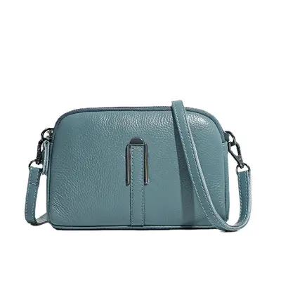 Damen-Umhängetasche aus echtem Leder, Schultertasche - 6