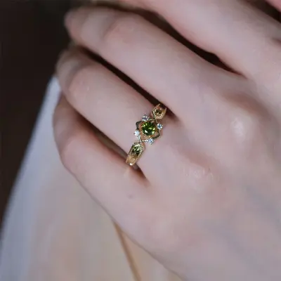 S925-Silber-Zirkon-Ring, japanischer Stil, offener Ring - 7