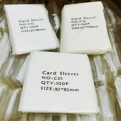 Card Sleeve Set 6.6x9 cm, 100 Cards, High Transparency Album and Bag