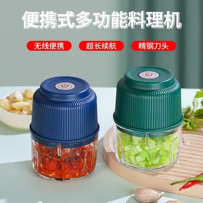 USB Rechargeable Portable Mini Meat Grinder and Garlic Chopper, Model 7005