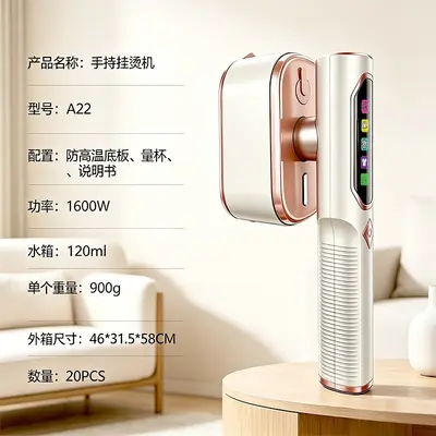 Magnetic hanging garment steamer, portable mini model, dry and wet dual function - 5
