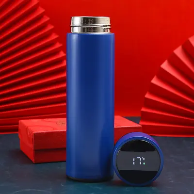 Smart Temperature Display 304 Stainless Steel Thermos Cup, Double-Wall - 11