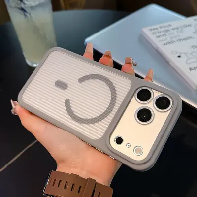 Magnetic Corrugated Frosted Matte Shockproof Case for iPhone 18 Pro Max - 11