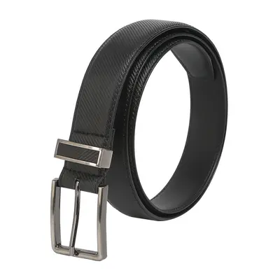 Erkek hakiki deri kemer, çok yönlü siyah, moda