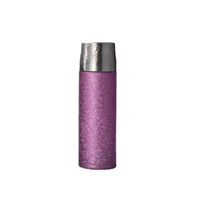 Titanium-Coated Vacuum Insulated Mug with Tea-Water Separation, Hammered - 9