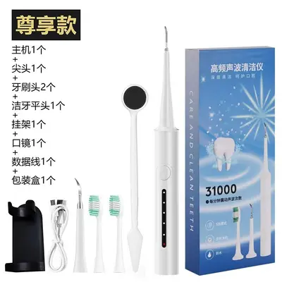 跨境超声波电动洁牙器家用洗牙器牙垢牙结石去除仪器牙刷洁牙器 - 10