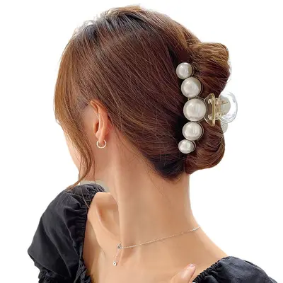 Haarklammer aus Metall mit Hai-Motiv, große Haarspange für den Hinterkopf, Internet-Star-Haarspange für Damen, Haarschmuck zum Großhandelspreis