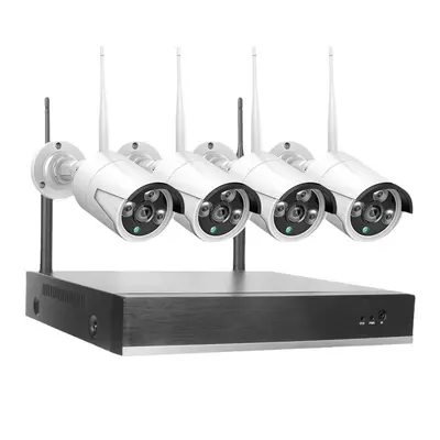 Smart surveillance camera NVR set, 10.1 inch display, WiFi