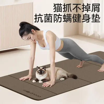 Anti-Slip Portable Yoga Mat, Thick Silent Fitness Pad - 3