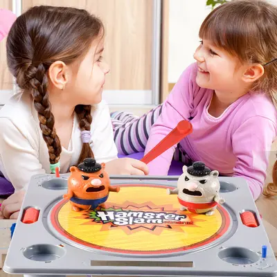 Hamster Sumo Wrestling Board Game for Kids, Two-Player - 2