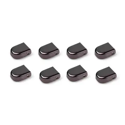Metal No-Tie Shoe Buckle, Round Capsule Press Clasp, Unisex - 8