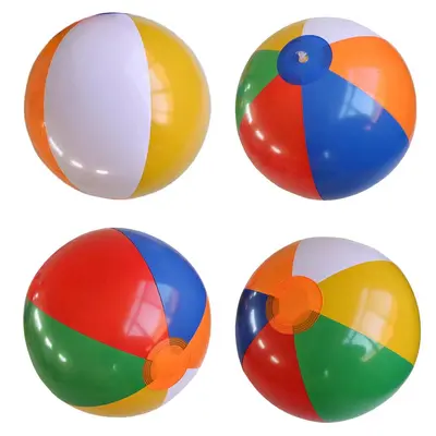 PVC-Aufblasbarer Strandball, bunter Meeresball für Kinder