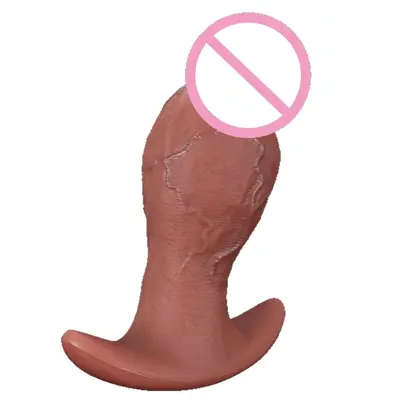 Mushroom-Head Oversized Silicone Realistic Dildo Adult Sex Toy