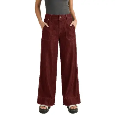 Damen-Vintage-Hose mit mehreren Taschen, mehrere Farben und Größen