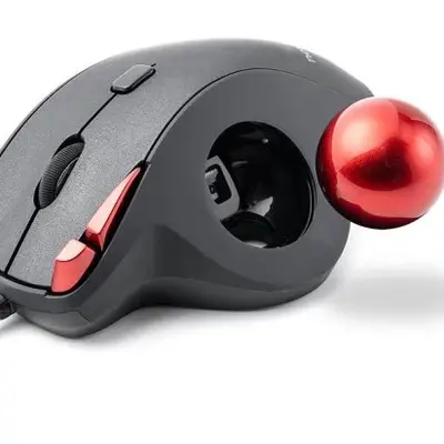 SANWA SUPPLY Nova Ergonomische Trackball-Maus GMATB167