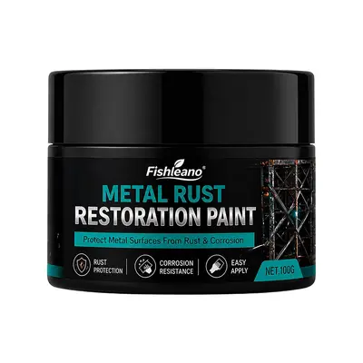 FISHLEANO Metal Anti-Rust Repair Paint and Stainless Steel Care Paste
