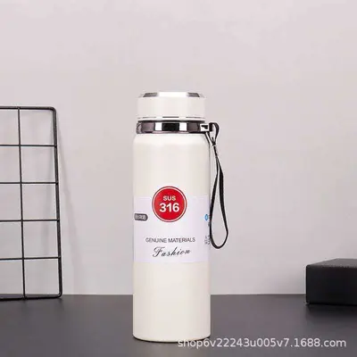 Large Capacity Stainless Steel Insulated Water Bottle Outdoor Sports - 5