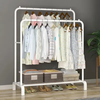 Freestanding Clothes Rack for Bedroom, Simple Coat Rack