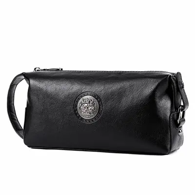 Große Herrenhandtasche aus weichem Leder - 5