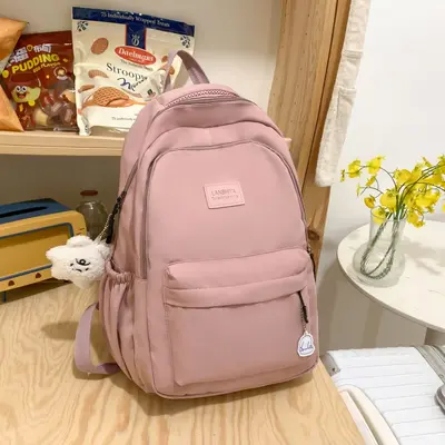 Mädchen-Schulrucksack Mittelschule großes Fassungsvermögen zwei Gurte - 11