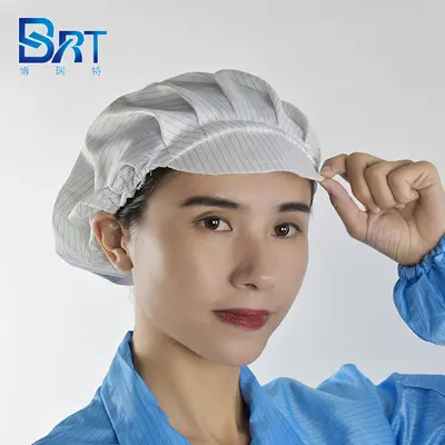 Anti-Static Work Cap, Mesh Breathable, Dustproof Clean Room Cap - 5