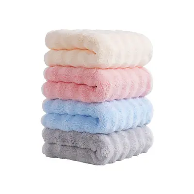 Kabarcık kadife havlu banyo havlusu kuru saç bonesi kalınlaştırılmış tüy bırakmayan banyo havlusu seti ev tipi hızlı kuruyan yüz havlusu toptan