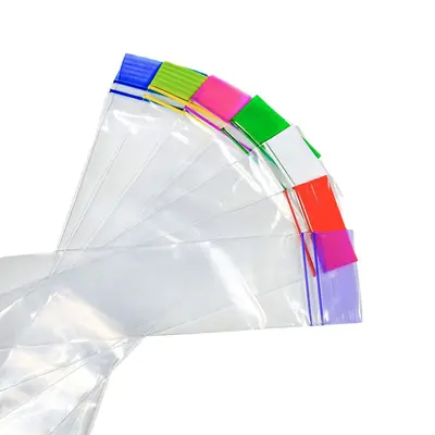 Individualisierbare DIY-Eis-am-Stiel-Beutel, doppelt verschließbar, einmalverwendbar