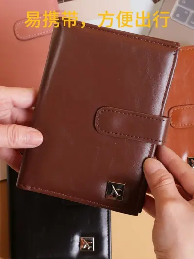 Passport wallet anti-theft portable document organizer