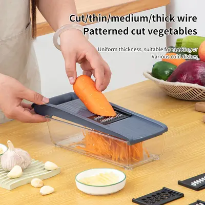 Multifunctional vegetable grater 7-in-1, slicer and cutter - 2