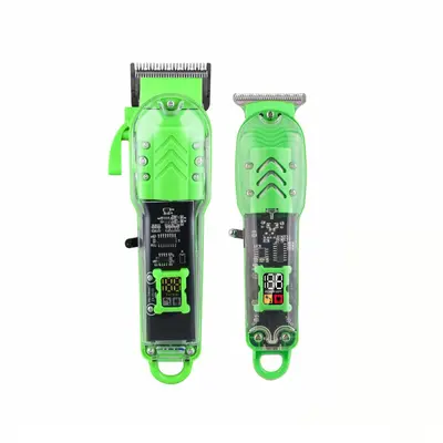 Haarschneider mit transparentem LCD-Display, Friseur-Trimmer - 11