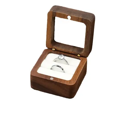 Angebot Holz Schmuckkasten klein tragbar Reise Ring Ohrringe Ohrringe Halskette Mini Schmuck Aufbewahrungsbox