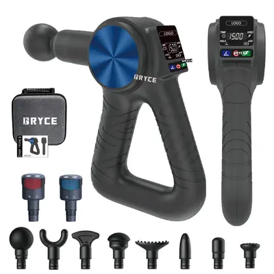 Massagepistole mit Hitze-/Kältefunktion, 16 mm Hub, 35 kg Schubkraft - 9