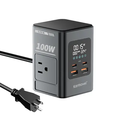 35W Büro-Ladestationsadapter mit mehreren USB-Anschlüssen, aufrecht - 7