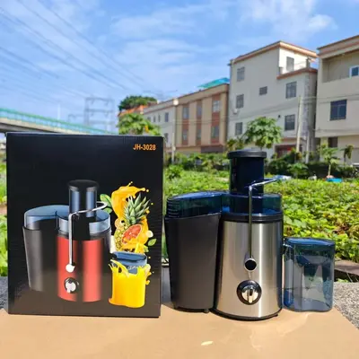 JUICER yalnızca ihracat içindir, geniş ağızlı ve posa ayırıcı, yüksek güçlü bir meyve sıkacağı, taze meyve ve sebze suyu için paslanmaz çelikten üretilmiştir.