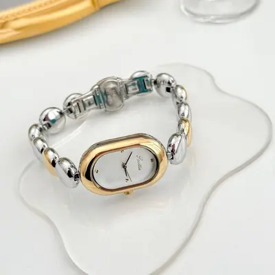 Scottie9731B gold women's watch, oval design - 7