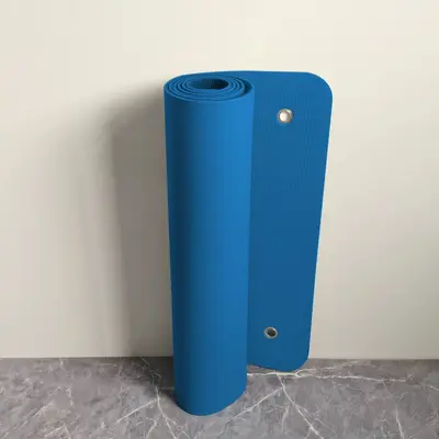 Thickened TPE Yoga Mat, Non-Slip, Shock-Absorbing, Perforated for Hanging - 11