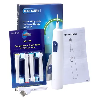 Electric Toothbrush, 5 Speed Settings, Rechargeable, Waterproof - 8