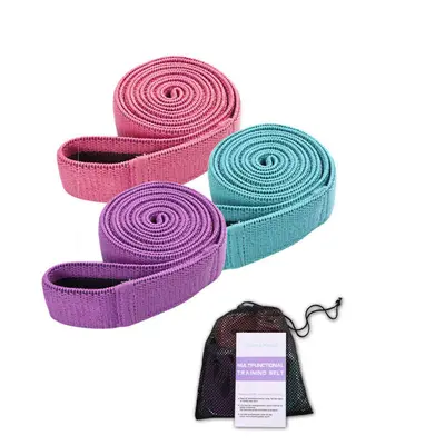 Long Knitted Resistance Band Set for Yoga and Strength Training - 7