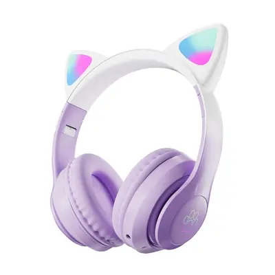 Sevimli Kablosuz Degrade Kedi Kulak Kopfhoerer STN28PRO Bluetooth Kopfhoerer Trend Schock Heavy Bass Gaming Kopfhoerer - 8