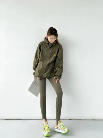 High-Elasticity Breathable Stepped-Foot Leggings, Extended Length - 3