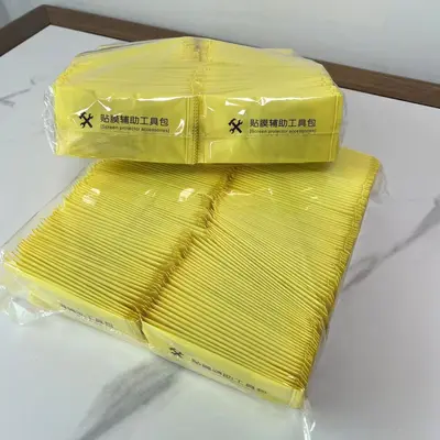 Phone Screen Film Cleaning Kit, Three-Piece, with Alcohol Wipes and Dust Remover