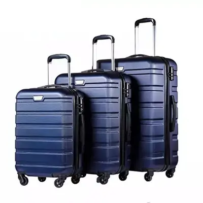 ABS Spinner Suitcase, 20/24/28 Inch, Combination Lock, Durable - 8