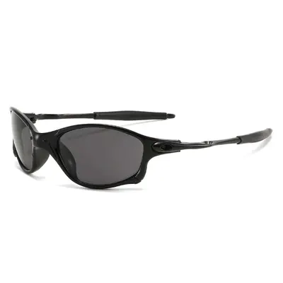 Metal Oval Cycling Sunglasses, Windproof, UV Protection - 3