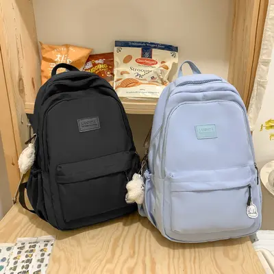 Mädchen-Schulrucksack Mittelschule großes Fassungsvermögen zwei Gurte - 4