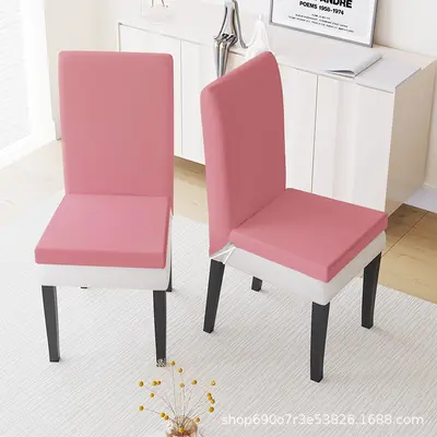 Fabrika çıkışlı, tek parça, modern, sade, elastik, su geçirmez, düz renk, süt ipek tozluk, süngerli sandalye kılıfı - 8