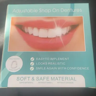 Realistic Upper and Lower Dental Veneers, Gen 2 Temporary Smile Covers - 4